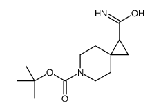 Tert-Butyl 1-Carbamoyl-6-Azaspiro[2.5]Octane-6-Carboxylate Structure