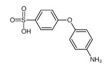 4-(4-aminophenoxy)benzenesulfonic acid Structure