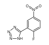 5-(2-氟-5-硝基苯基)-2H-四唑结构式