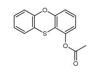 phenoxathiin-1-yl acetate结构式