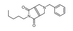 2-benzyl-5-pentyl-1,3-dihydropyrrolo[3,4-c]pyrrole-4,6-dione结构式
