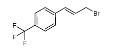 1-(3-bromoprop-1-en-1-yl)-4-(trifluoromethyl)benzene结构式