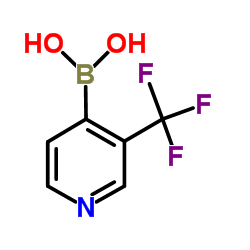 [3-(Trifluoromethyl)-4-pyridinyl]boronic acid Structure