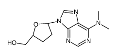[(2S,5R)-5-[6-(dimethylamino)purin-9-yl]oxolan-2-yl]methanol Structure