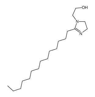 2-(2-tetradecyl-4,5-dihydroimidazol-1-yl)ethanol结构式