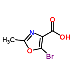 5-溴-2-甲基恶唑-4-甲酸结构式