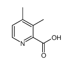 3,4-dimethylpyridine-2-carboxylic acid structure