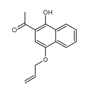 1-(4-(allyloxy)-1-hydroxynaphthalen-2-yl)ethanone Structure