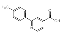 2-(对甲苯)异烟酸结构式