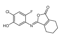 3-(4-chloro-2-fluoro-5-hydroxyphenyl)imino-4,5,6,7-tetrahydro-2-benzofuran-1-one结构式