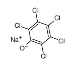 1,2,3,4,5-五氯酚钠结构式