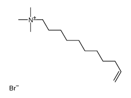 trimethyl(undec-10-enyl)azanium,bromide Structure