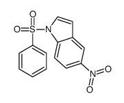 1-(benzenesulfonyl)-5-nitroindole Structure