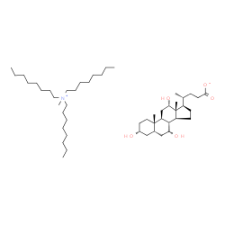 trioctylmethylammonium cholate结构式