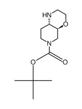 Racemic-tert-butylhexahydro-1H-pyrido[3,4-b][1,4]oxazine-6(7H)-carboxylate结构式
