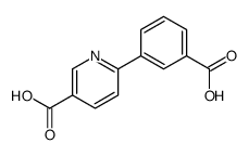 6-(3-carboxyphenyl)pyridine-3-carboxylic acid结构式