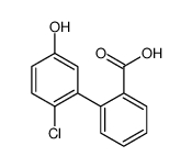 2-(2-chloro-5-hydroxyphenyl)benzoic acid Structure