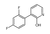 3-(2,4-difluorophenyl)-1H-pyridin-2-one结构式