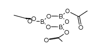 triacetyl boroxine Structure