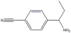 4-(1-AMINOPROPYL)BENZONITRILE结构式