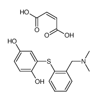 but-2-enedioic acid, 2-[2-(dimethylaminomethyl)phenyl]sulfanylbenzene- 1,4-diol picture