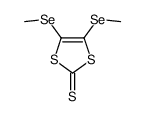 4,5-bis(methylselanyl)-1,3-dithiole-2-thione结构式