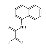 1-Naphthylaminothioxoacetic Acid结构式