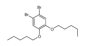 1,2-dibromo-4,5-dipentoxybenzene结构式