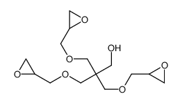 3-(oxiranylmethoxy)-2,2-bis[(oxiranylmethoxy)methyl]propanol Structure