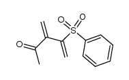 2-Acetyl-3-phenylsulfonyl-1,3-butadiene Structure