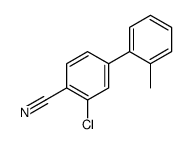 2-chloro-4-(2-methylphenyl)benzonitrile Structure