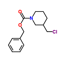 Benzyl 3-(chloromethyl)-1-piperidinecarboxylate Structure