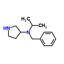 N-Benzyl-N-isopropyl-3-pyrrolidinamine Structure