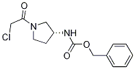 [(R)-1-(2-Chloro-acetyl)-pyrrolidin-3-yl]-carbaMic acid benzyl ester Structure