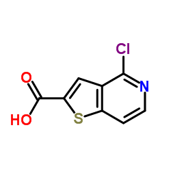 4-Chlorothieno[3,2-c]pyridine-2-carboxylic acid structure