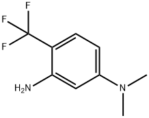 N3,N3-Dimethyl-6-(trifluoromethyl)benzene-1,3-diamine结构式