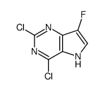 2,4-dichloro-7-fluoro-5H-pyrrolo[3,2-d]pyrimidine图片