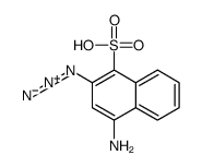4-amino-2-azidonaphthalene-1-sulfonic acid Structure