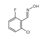 (E)-2-chloro-6-fluorobenzaldehyde oxime Structure