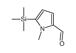 1-methyl-5-trimethylsilylpyrrole-2-carbaldehyde Structure