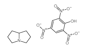 2,3,5,6,7,8-hexahydro-1H-pyrrolizine; 2,4,6-trinitrophenol structure