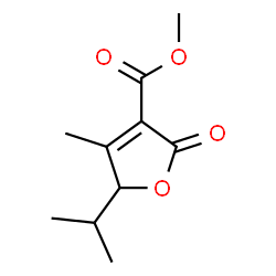 5-ISOPROPYL-4-METHYL-3-(METHOXYCARBONYL)-3,4-DIDEHYDRO-GAMMA-BUTYROLACTONE结构式