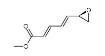 (2E,4E)-methyl 5-((R)-oxiran-2-yl)penta-2,4-dienoate结构式