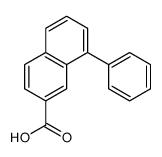 8-phenylnaphthalene-2-carboxylic acid结构式