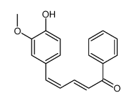5-(4-hydroxy-3-methoxyphenyl)-1-phenylpenta-2,4-dien-1-one Structure