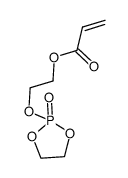 acrylic acid 2-(2-oxo-2Ι5-[1,3,2]dioxaphospholan-2-yloxy)-ethyl ester结构式