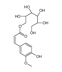[(2S,3R,4R,5R)-2,3,4,5,6-pentahydroxyhexyl] (E)-3-(4-hydroxy-3-methoxyphenyl)prop-2-enoate Structure