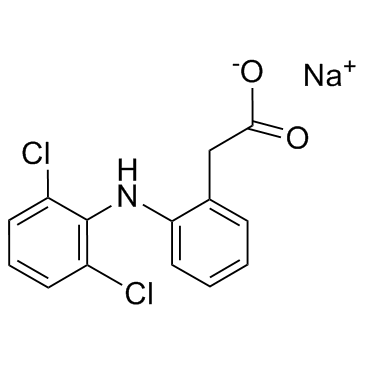 Diclofenac sodium Structure