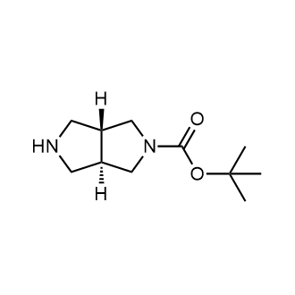 (3aR,6aR)-六氢吡咯并[3,4-c]吡咯-2(1H)-羧酸叔丁酯结构式