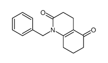 1-benzyl-4,6,7,8-tetrahydro-3H-quinoline-2,5-dione Structure